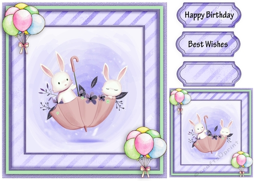Happy birthday cute card fronts