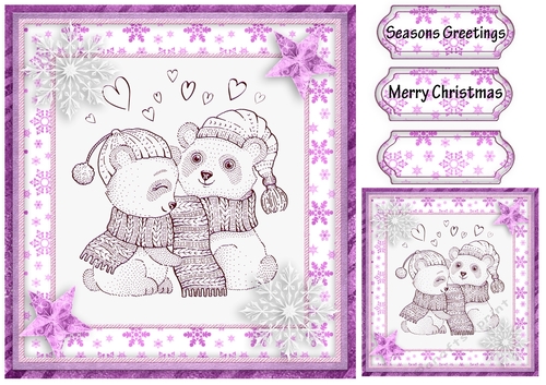 christmas cute card fronts