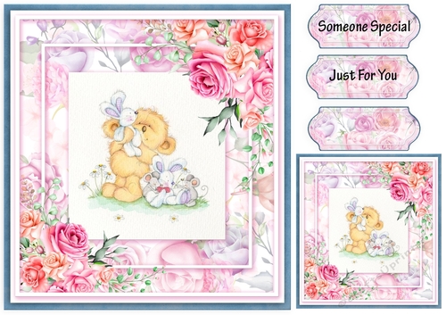 Just for you Teddy Fab floral Collection