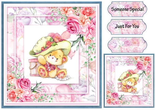 Just for you Teddy Fab floral Collection