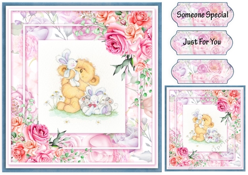 Just for you Teddy Fab floral Collection