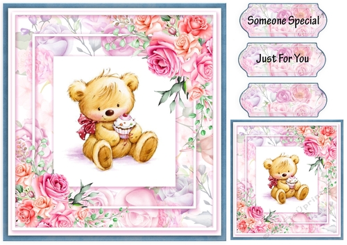 Just for you Teddy Fab floral Collection