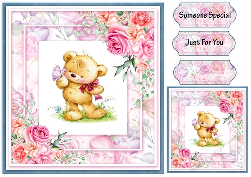 Just for you Teddy Fab floral Collection