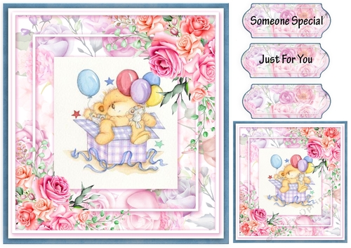 Just for you Teddy Fab floral Collection