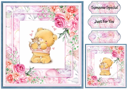 Just for you Teddy Fab floral Collection