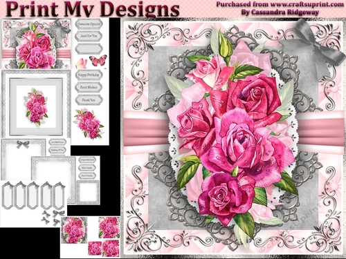 cute birthday card with flowers