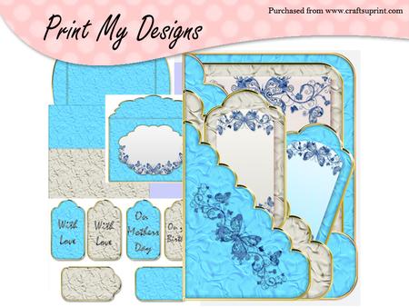 Crinkle Scalloped Pocket Card Kit 8