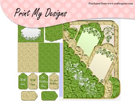 Crinkle Scalloped Pocket Card Kit 5