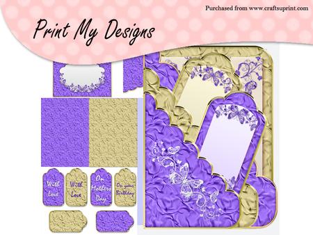 Crinkle Scalloped Pocket Card Kit 6