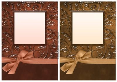 Luxurious A5 Card Fronts with Bow