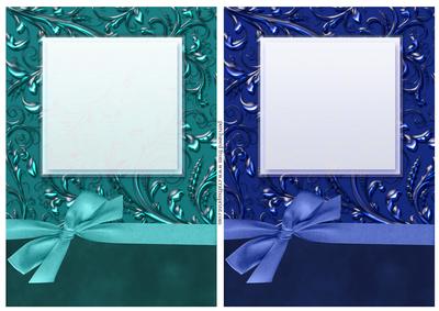 Luxurious A5 Card Fronts with Bow