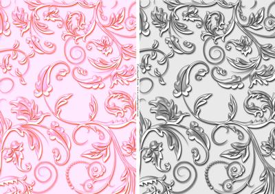 Luxurious A5 Floral Background