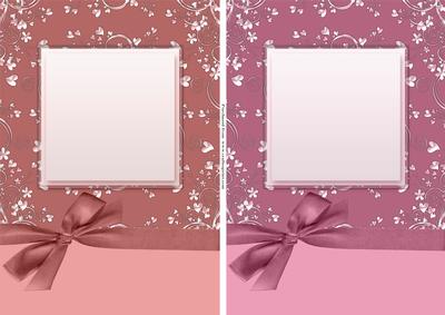 Luxurious A5 Card Fronts with Bow