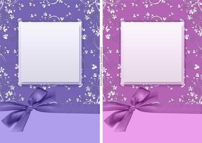 Luxurious A5 Card Fronts with Bow
