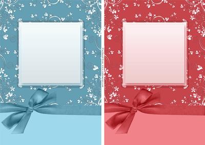 Luxurious A5 Card Fronts with Bow