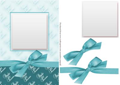 Wedding Bride and Groom Card Front