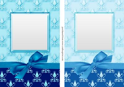 Victorian Style Background Card Front