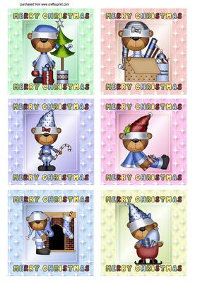 Christmas Teddy Toppers