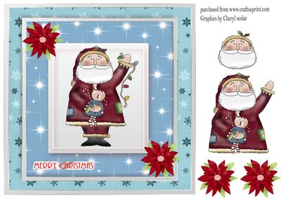 Santa Card Front