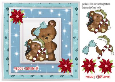 Christmas Bear Card Front