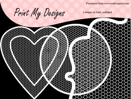 Tulle Lace Shapes Cu & Pu Ok