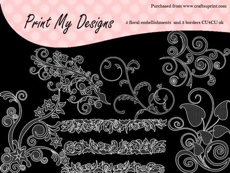 Floral Lace Tulle Shapes Cu4cu Ok