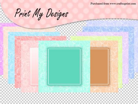 Lace Card Fronts for Pu & Cu4cu