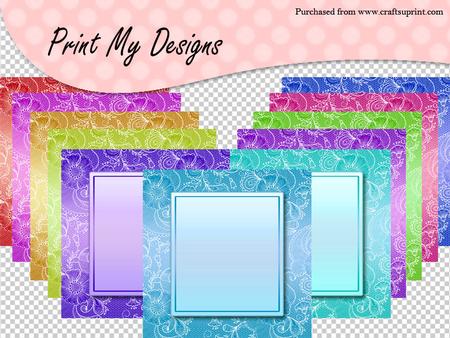 Lace Card Fronts for Pu & Cu4cu