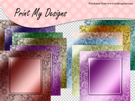 Lace Card Fronts for Pu & Cu4cu