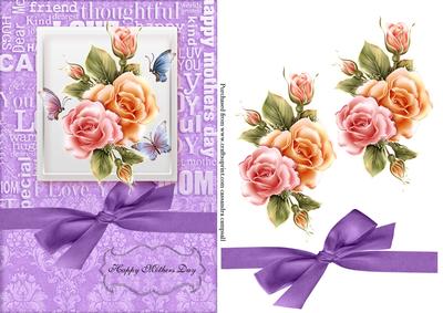 Mothers Day Floral Card Front
