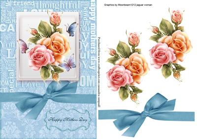 Mothers Day Floral Card Front