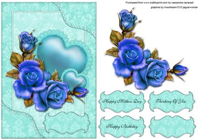 Mothers Day Floral Card Front
