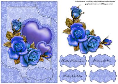 Mothers Day Floral Card Front