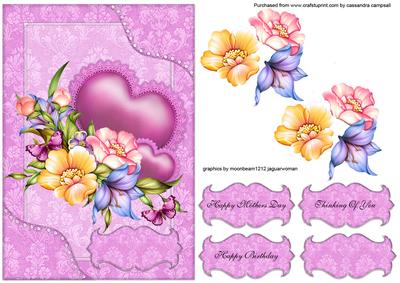 Floral Card Front