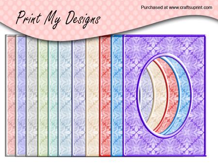 11 A5 Lace Frames for Cu & Pu