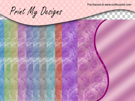 A5 Rose Card Fronts Cu4cu Ok