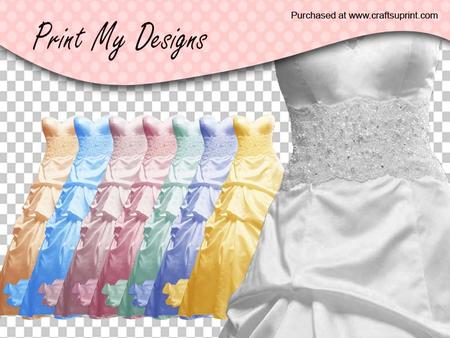 Ladies Satin Gown Dress