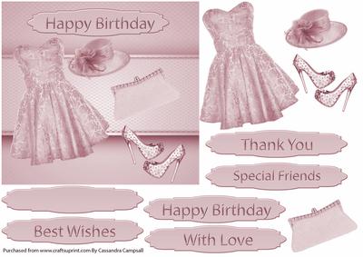 Happy Birthday Cute Dress Red