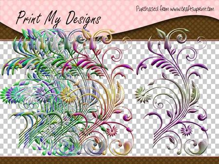 Floral Fancy Elements Cu4cu