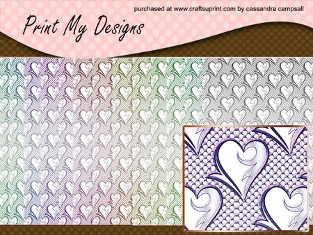 13 Lace Hearts A4 Backing Papers Cu Ok