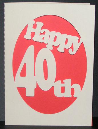 Happy 40th Birthday Craft Robo File