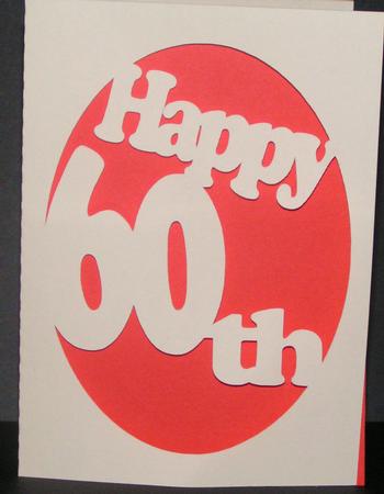 Happy 60th Birthday Craft Robo File