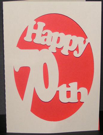 Happy 70th Birthday Craft Robo File