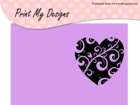 Floral Heart File For The Craft Robo