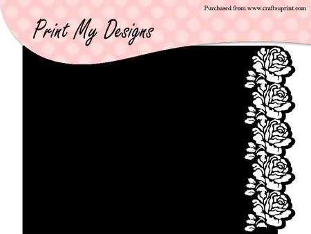 Craft Robo Floral Rose
