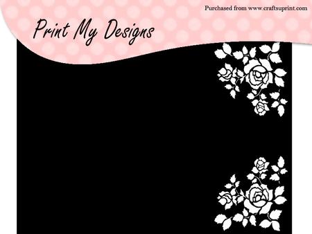 Corner Roses File For The Craft Robo