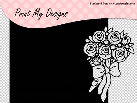 Floral Flowers Craft Robo File