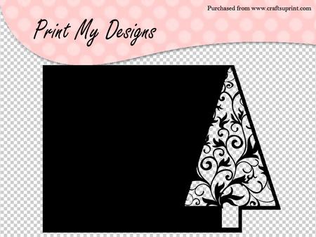 Floral Christmas Tree Craft Robo