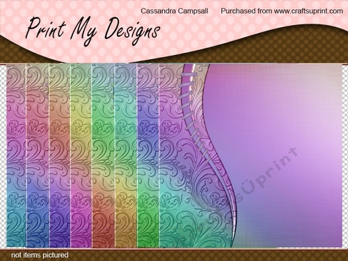 stunning 8 x 8 card fronts toppers / backgrounds