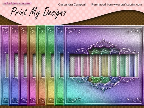 Stunning Rainbow frames cu4cu cu and pu ok 